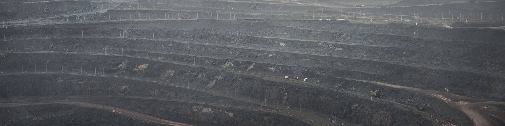 Mikhailovsky iron ore deposit (MGOK) near Zheleznogorsk. Kursk oblast. Russia