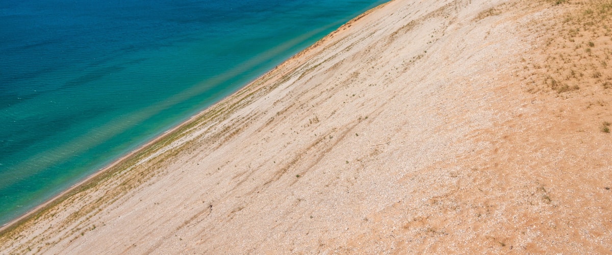 Crystal Blue Water at the Coast of Sleeping Bear Dunes National Lakeshore