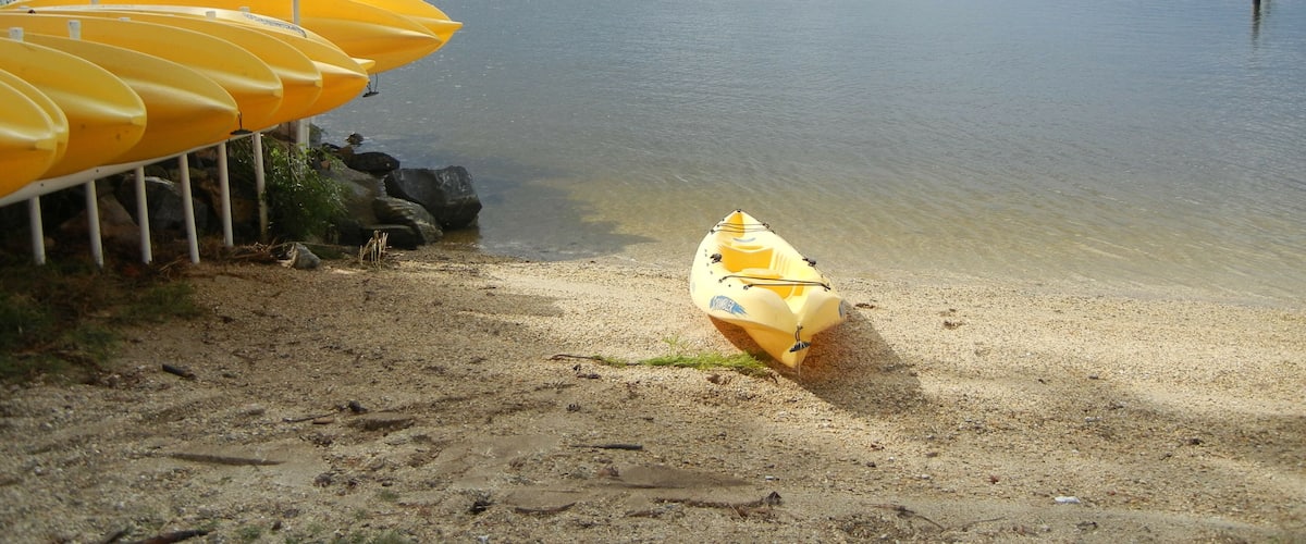 Kayaks on the St Mary's River, St Mary's College of Maryland