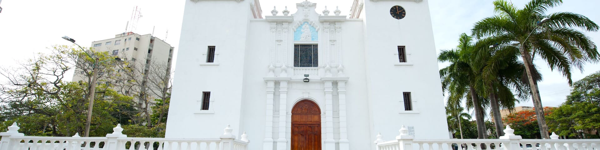 Barranquilla, Atlantico, Colombia. November 29, 2010: Immaculate Conception Church of Barranquilla, El Prado neighborhood