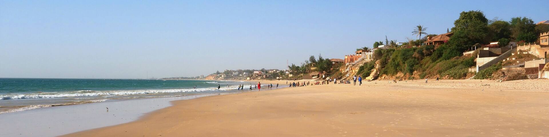Paradise beach in Toubab Dialao, Senegal