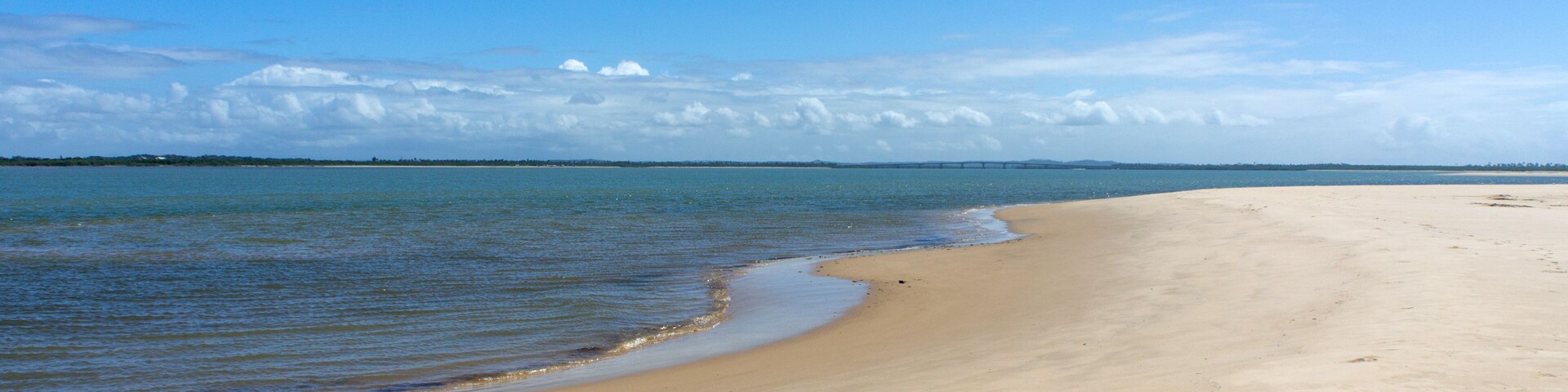 Ilha dos Namorados. Beautiful tourist desert island in Aracaju, Sergipe, Brazil
