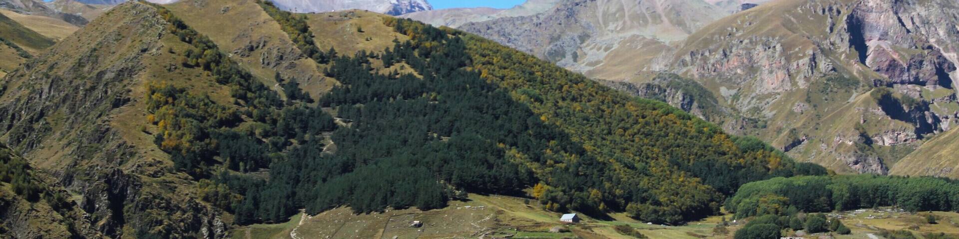 Nearly ever house in Kazbegi has this wonderful view of Mt. Kazbegi and the Gergeti Church. Make always sure to have a balcony