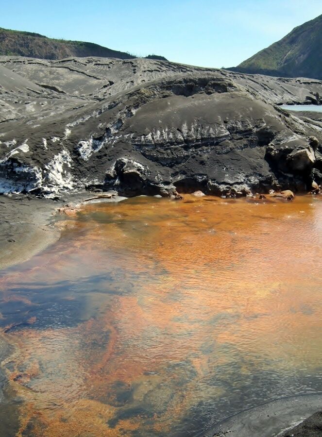 Hot springs on the Tavurvur volcano in Kokopo.

When it last erupted in 2014, it sent ash 18 kilometers into the stratosphere.