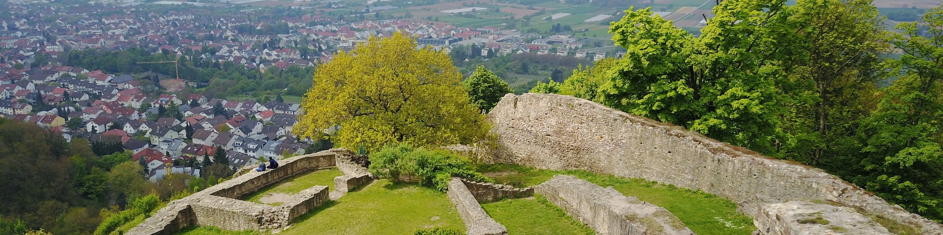 Blick vom Bergfried Richtung Westen