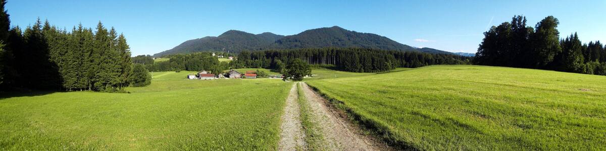 Schönau bei Bad Heilbrunn; Panorama