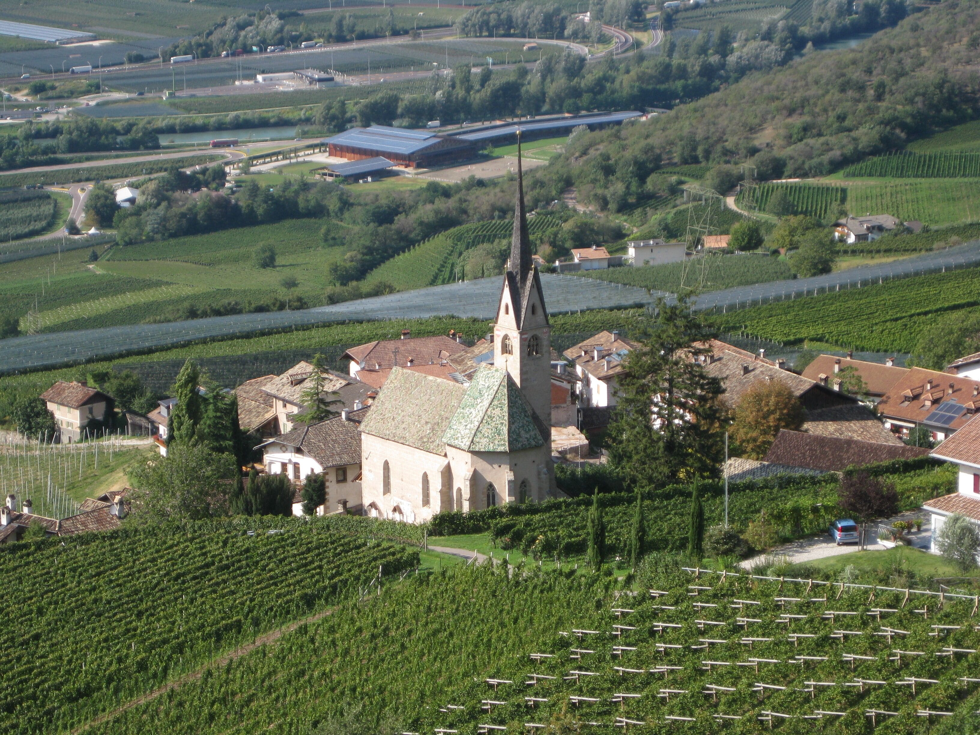 St. Stefan in Pinzon von Glen aus gesehen