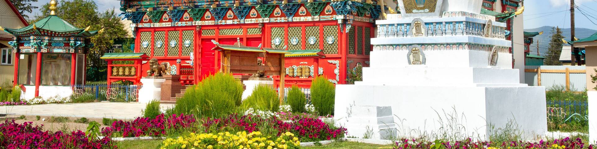 Ivolginsky datsan monastery is the Buddhist Temple located near Ulan-Ude city in Buryatia, Russia.