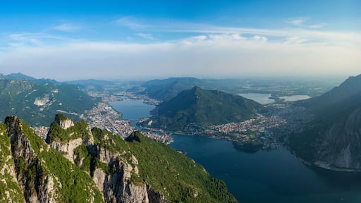 Landscape of Lecco from Coltiglione mountain