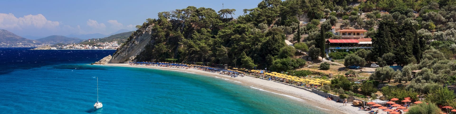 Tsamadou beach, Samos, Greece