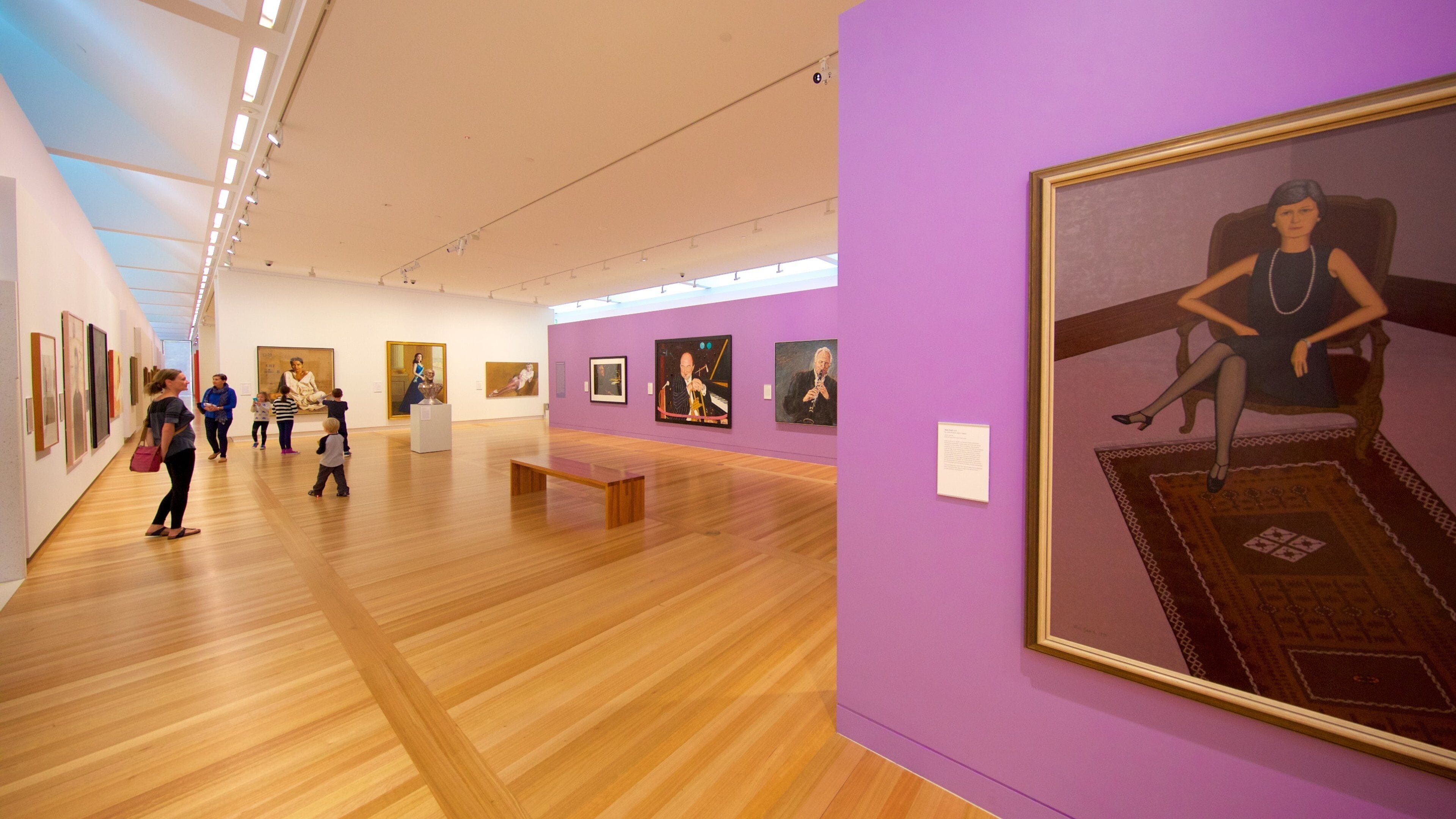 National Portrait Gallery qui includes art et vues intérieures