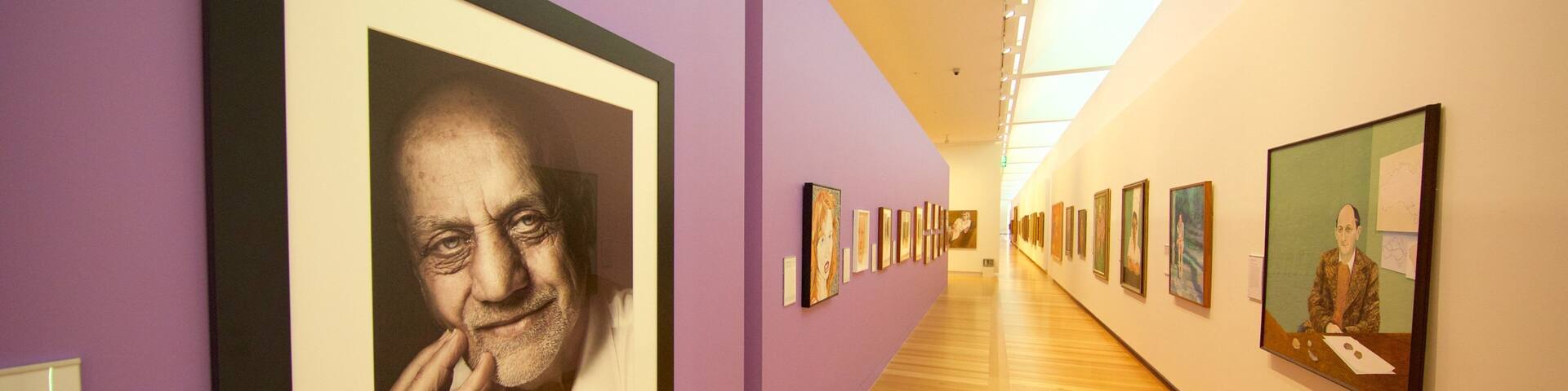 National Portrait Gallery which includes interior views and art