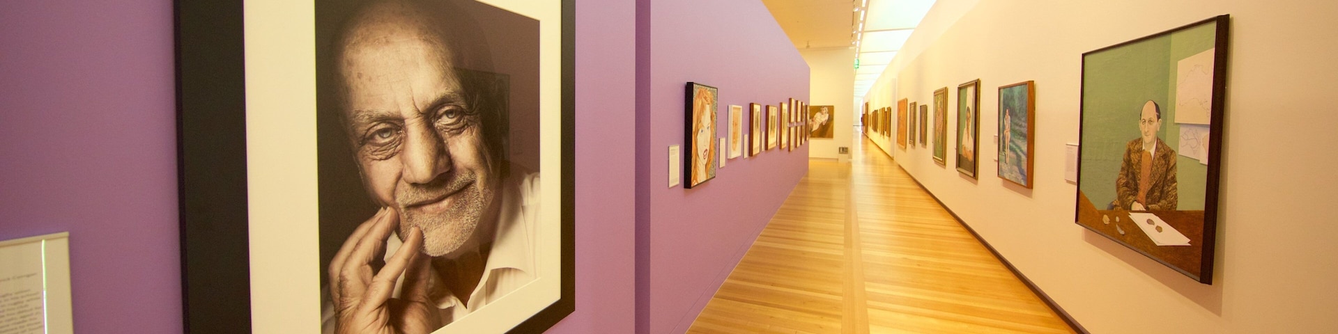 National Portrait Gallery which includes interior views and art