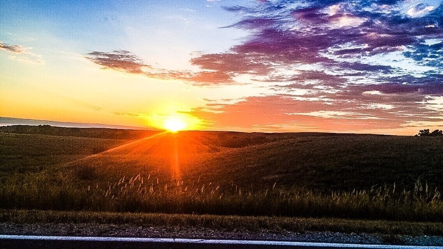 Near mushroom rock  park on the way to kanapolis lake
