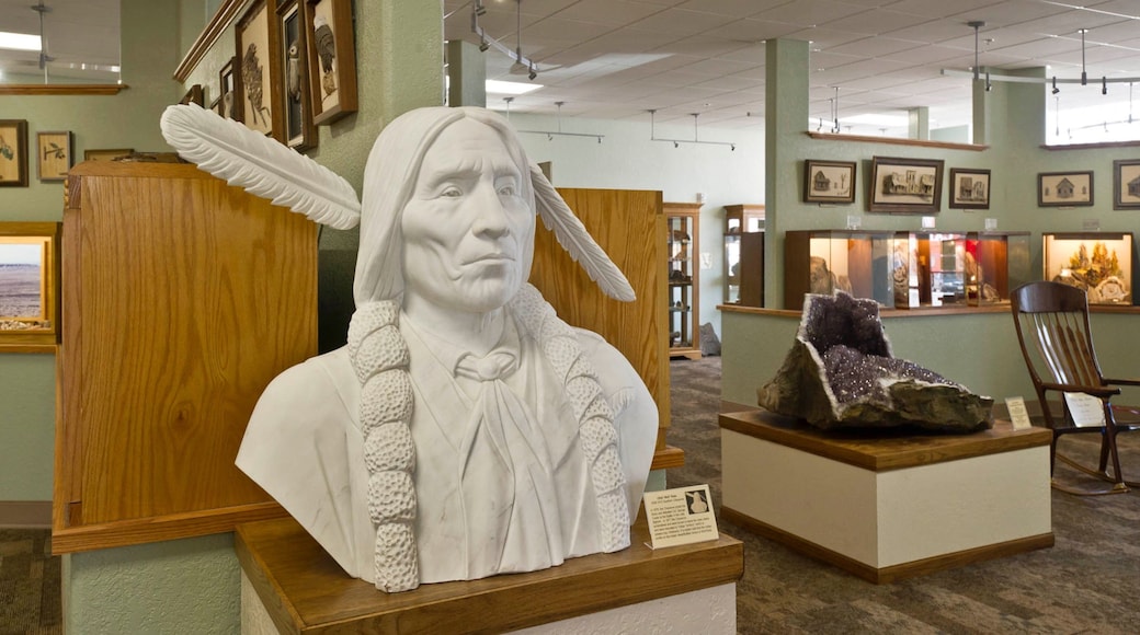 Petrified Wood Gallery featuring interior views and a statue or sculpture
