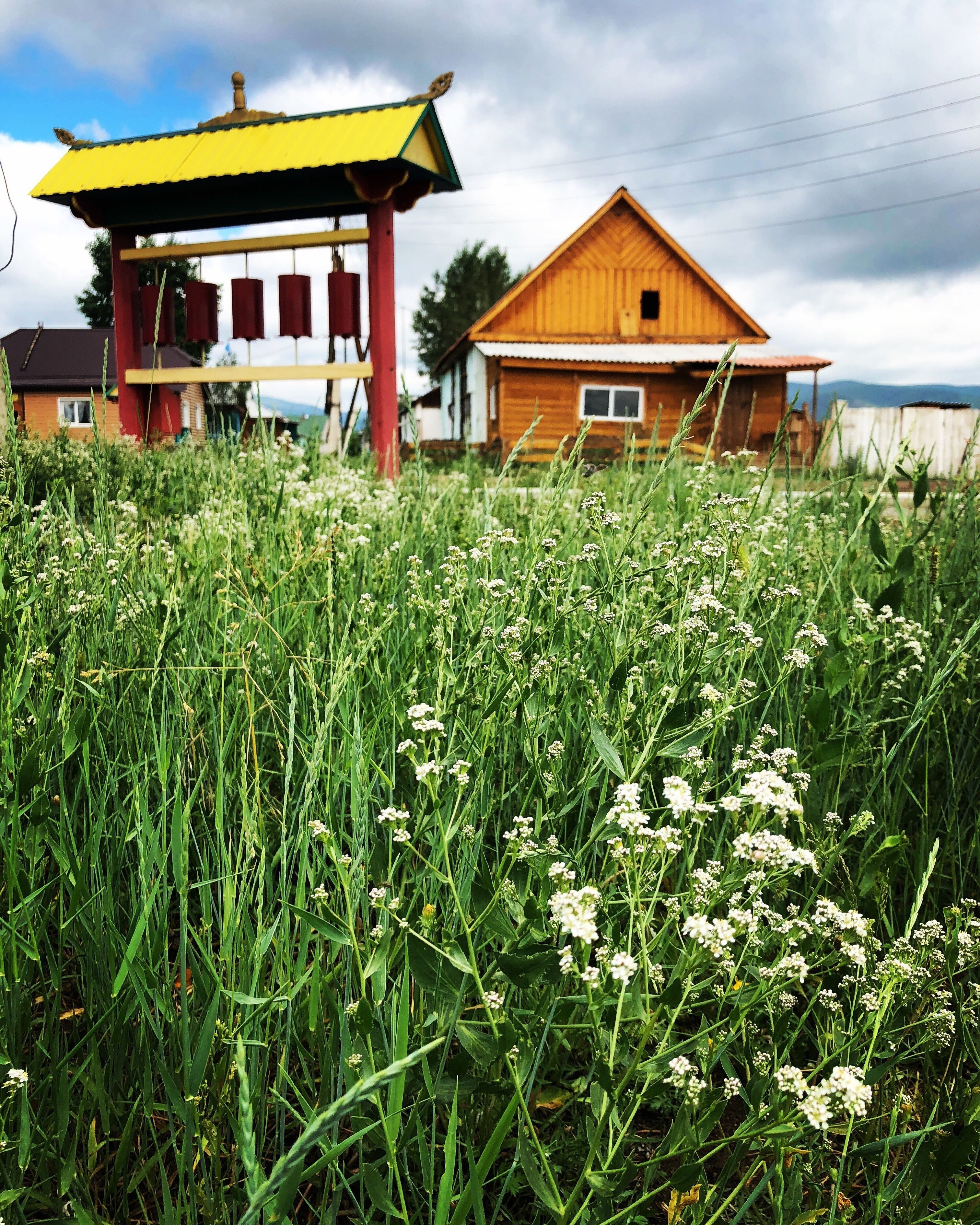 Part of Buddhist temple complex. I call it: Little Mongolian House in the Prairie. 
#Adventure
