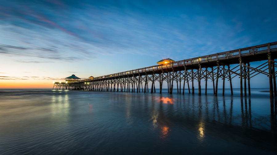 Folly Beach on Folly Beach Island Charleston, South Carolina Dur