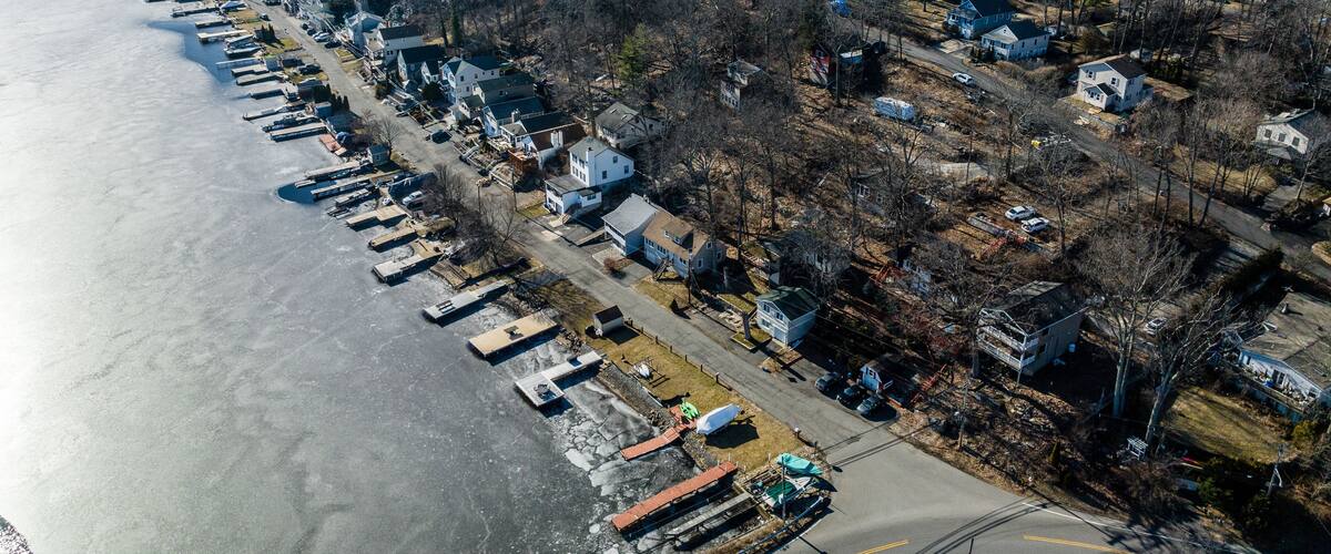 Lake Hopatcong New Jersey in The Winter