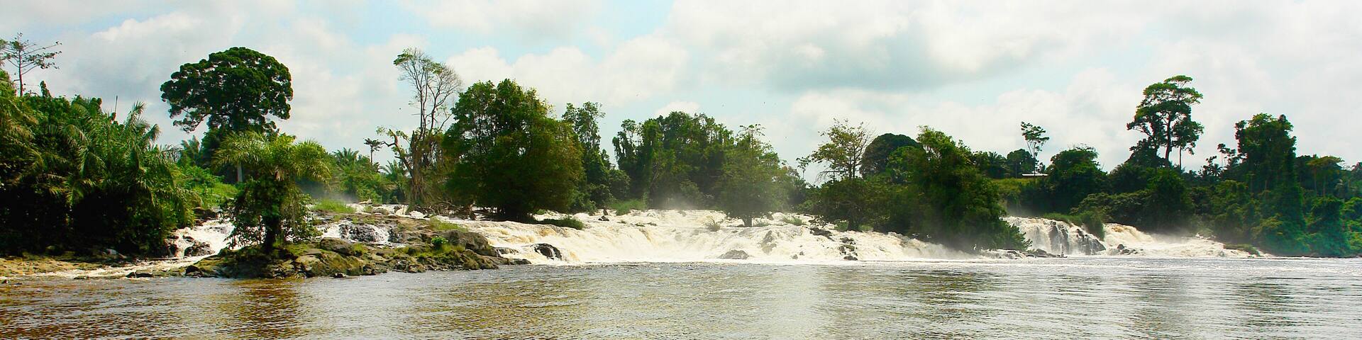 The Waterfalls of Lobé in Kribi, Cameroon.