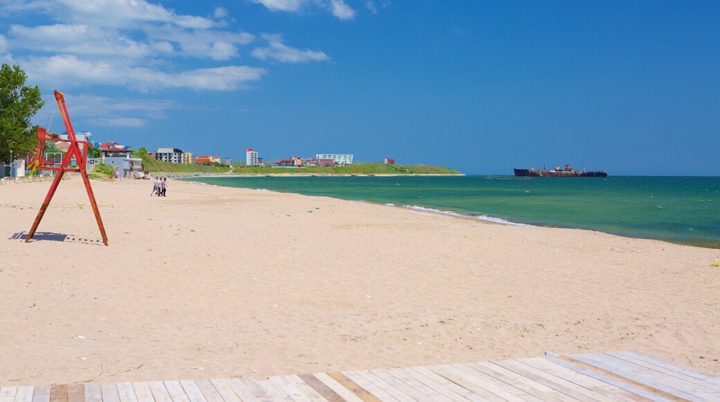 Costinesti Beach showing general coastal views and a sandy beach