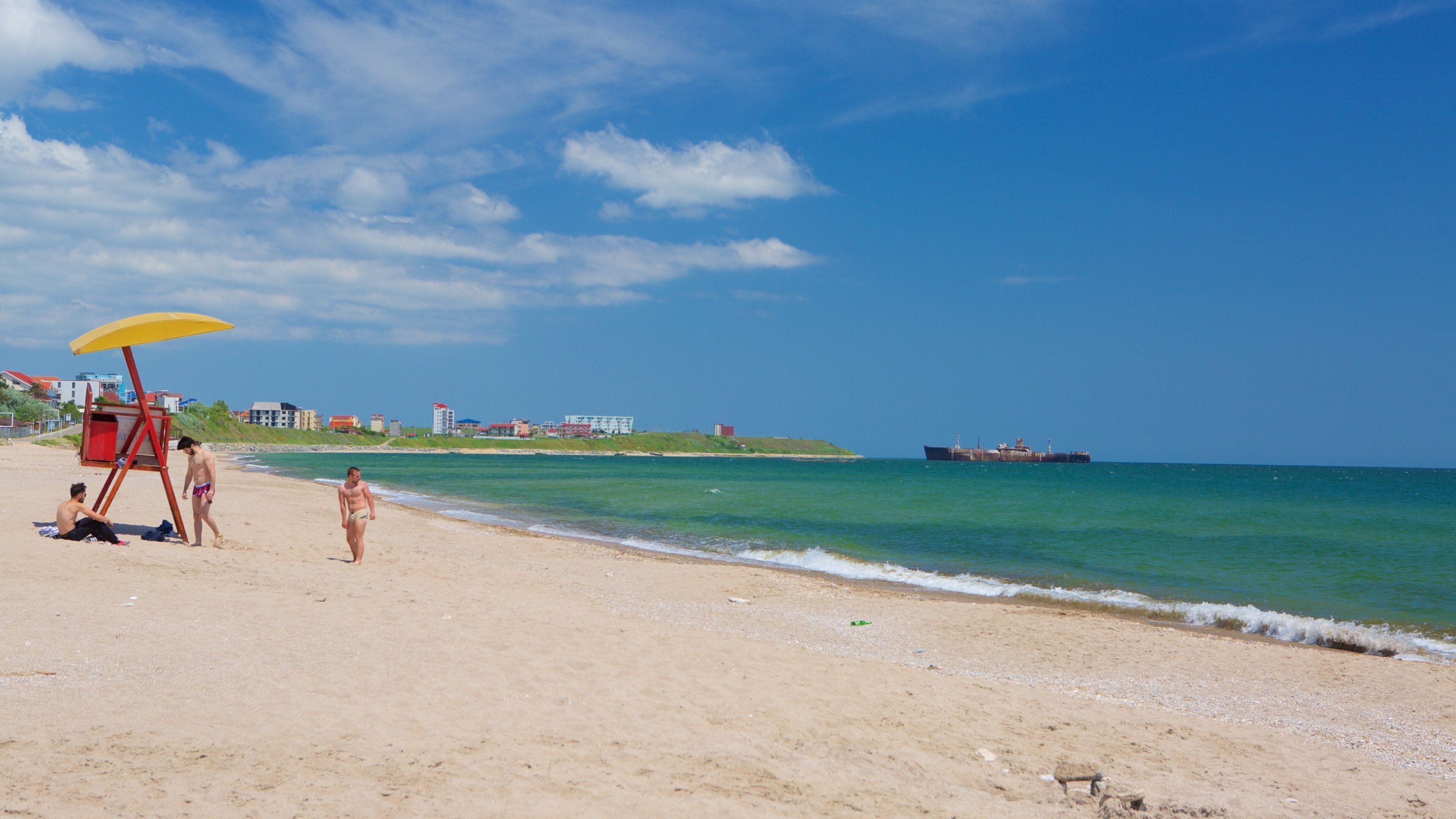 Costinesti Beach featuring a beach and general coastal views