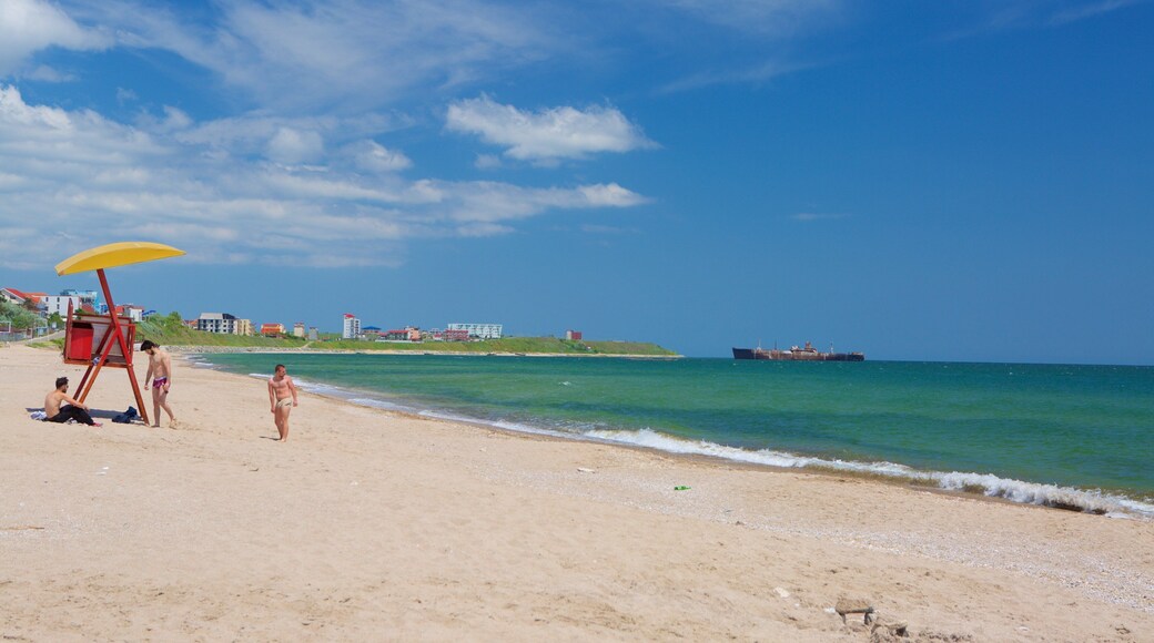 Costinesti Beach featuring a beach and general coastal views
