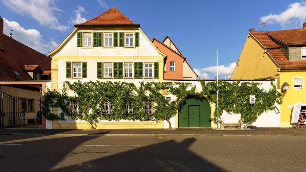 Historische Altstadt von Eibelstadt am Main, Landkreis Würzburg, Franken, Unterfranken, Bayern, Deutschland