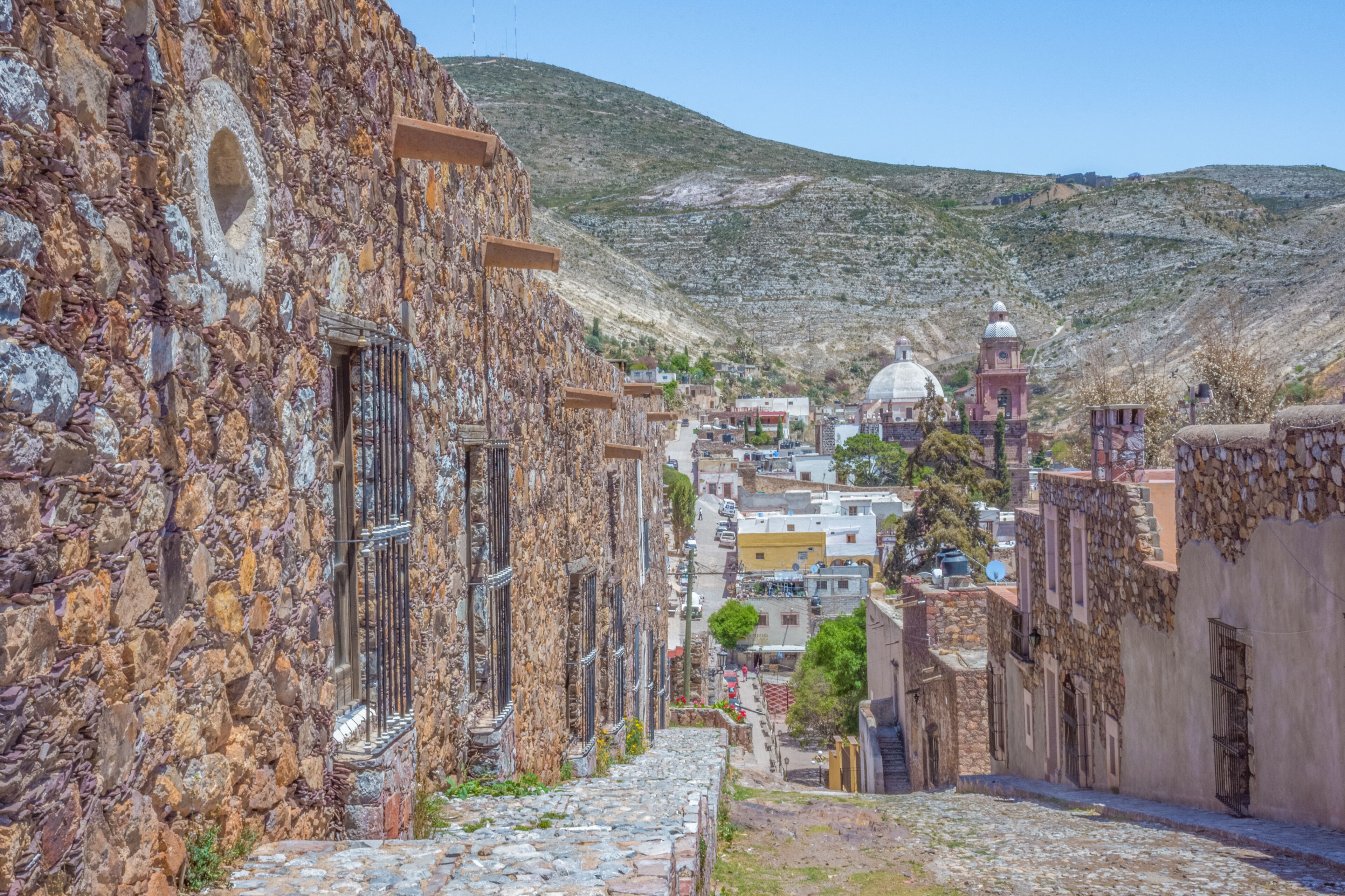 Beautiful Real de Catorce ghost town in San Luis Potosi, Mexico 