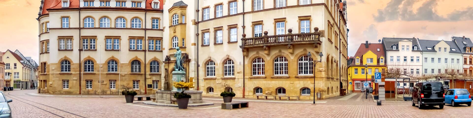 Rathaus, Altstadt, Döbeln, Sachsen, Deutschland