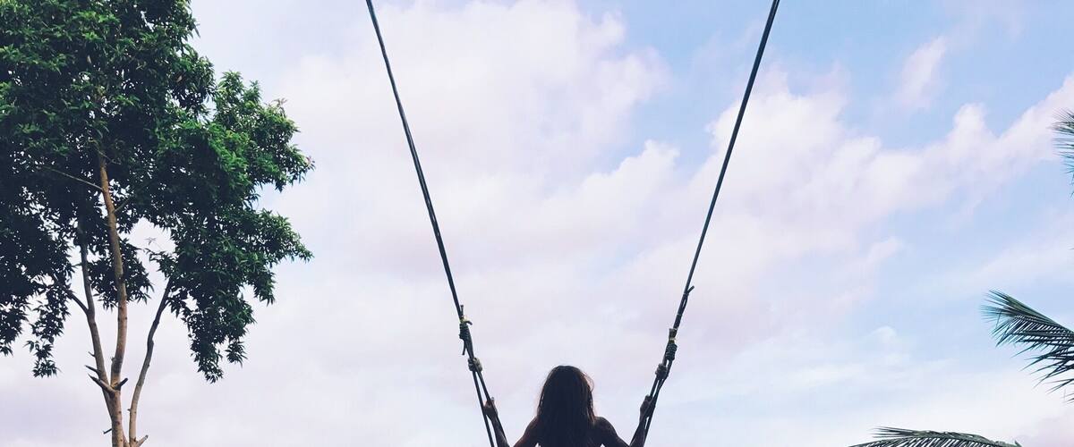 Swinging high in the jungle 💚🌴🐒 #jungle #swing #bali #Indonesia #travel #nature #beautiful #view #green