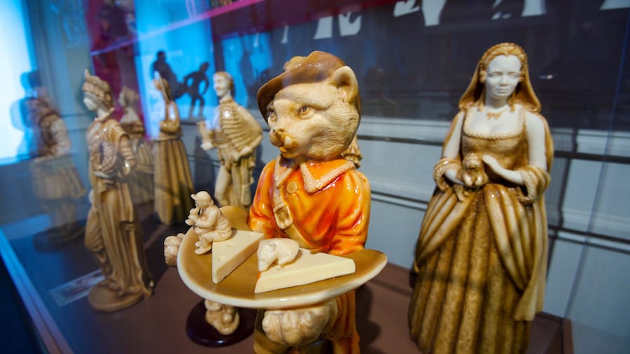 Schokoladenmuseum ChocoStory das einen Statue oder Skulptur