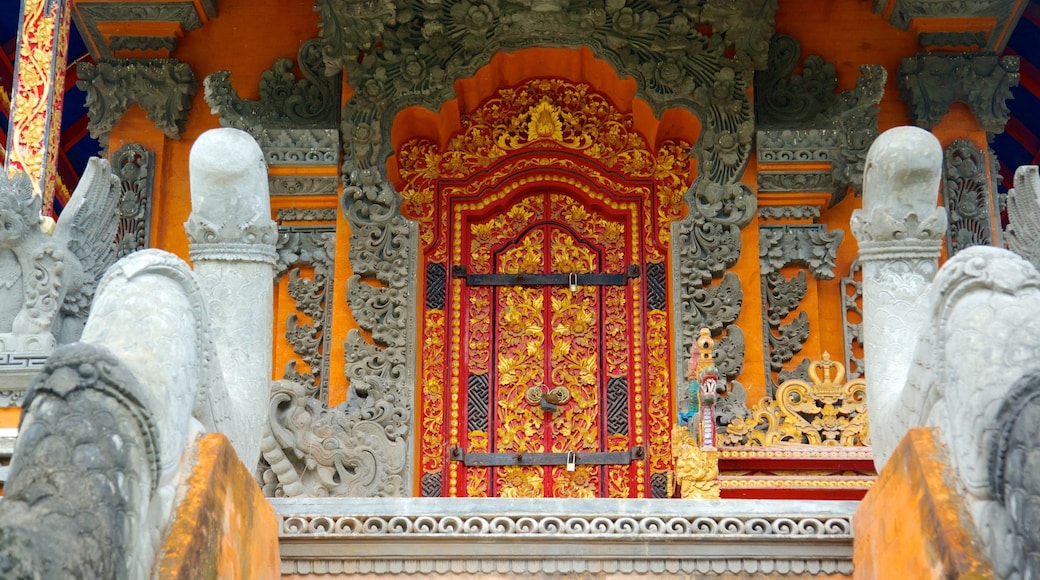 Mayura Park featuring a temple or place of worship, heritage architecture and religious elements