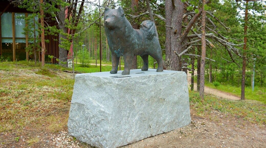 Fell-Lapland Nature Centre which includes a statue or sculpture and forests