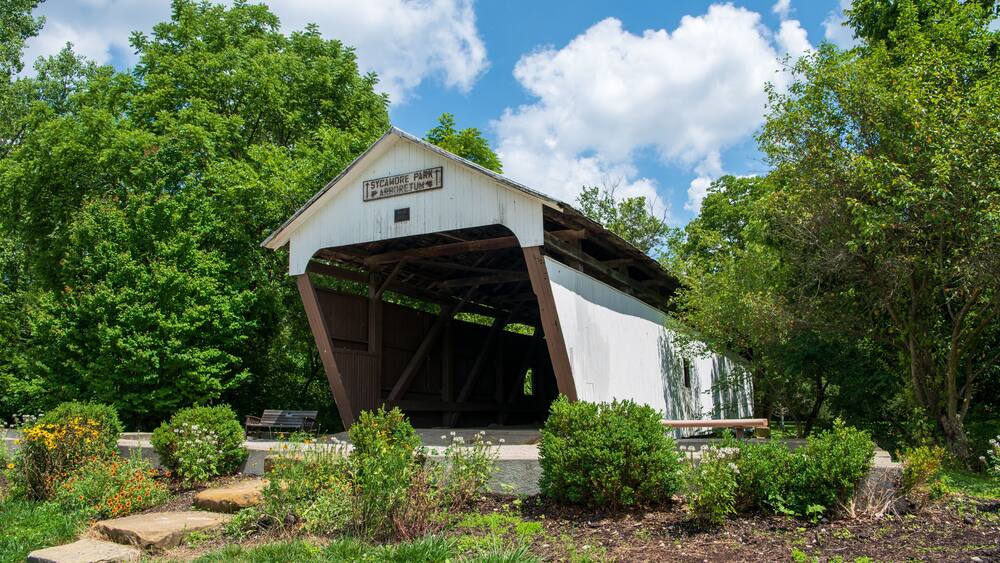 Zeller-Smith Covered Bridge in Fairfield County, Ohio