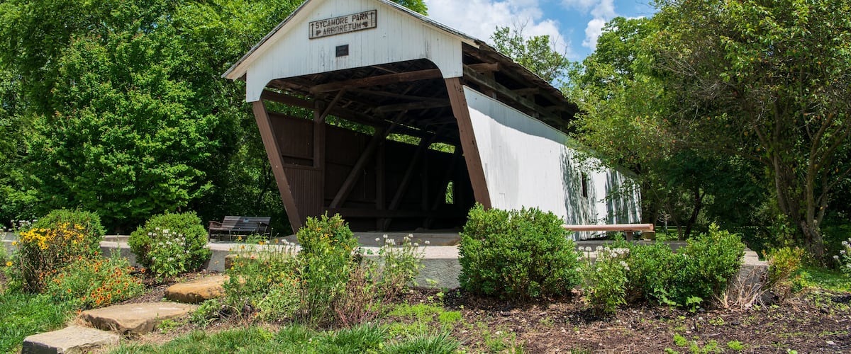 Zeller-Smith Covered Bridge in Fairfield County, Ohio