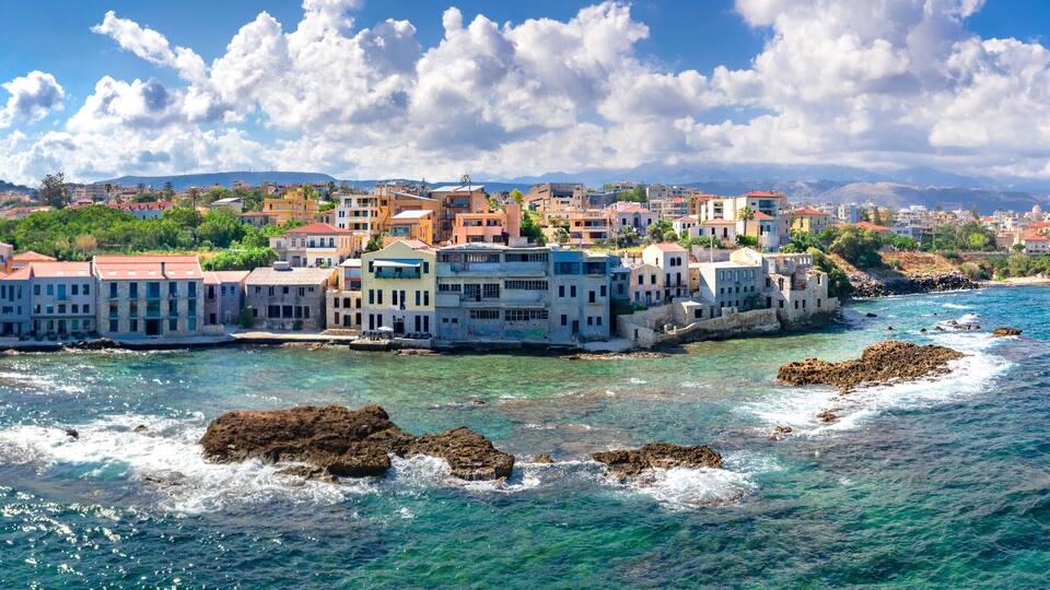 Abandoned old tanneries at Tambakaria, near Chania, Crete, Greece.