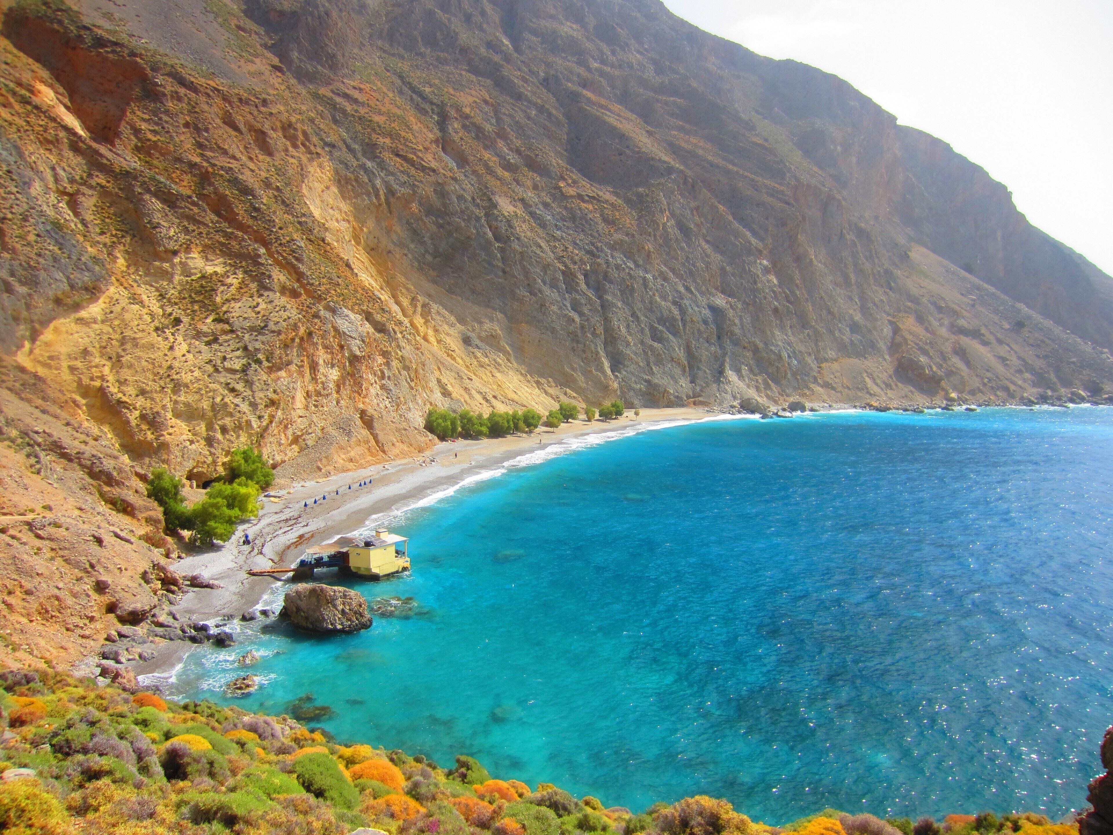 #LifeAtExpedia #Glykanera
Find this hidden gem by either walking about 45 mins  or taking a boat from the village Loutro in Crete. 