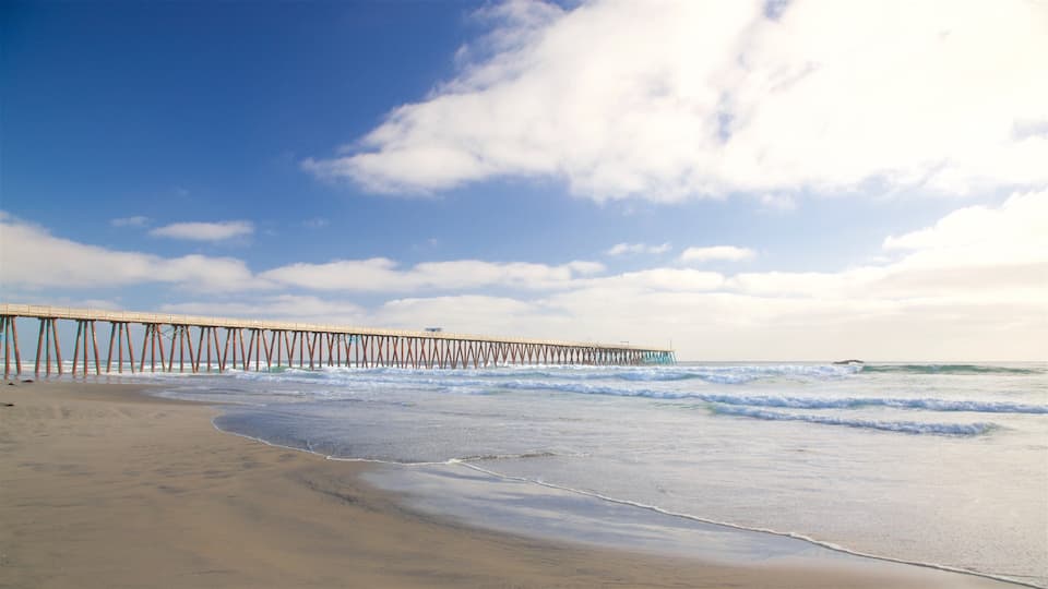 Rosarito Beach showing a beach and surf