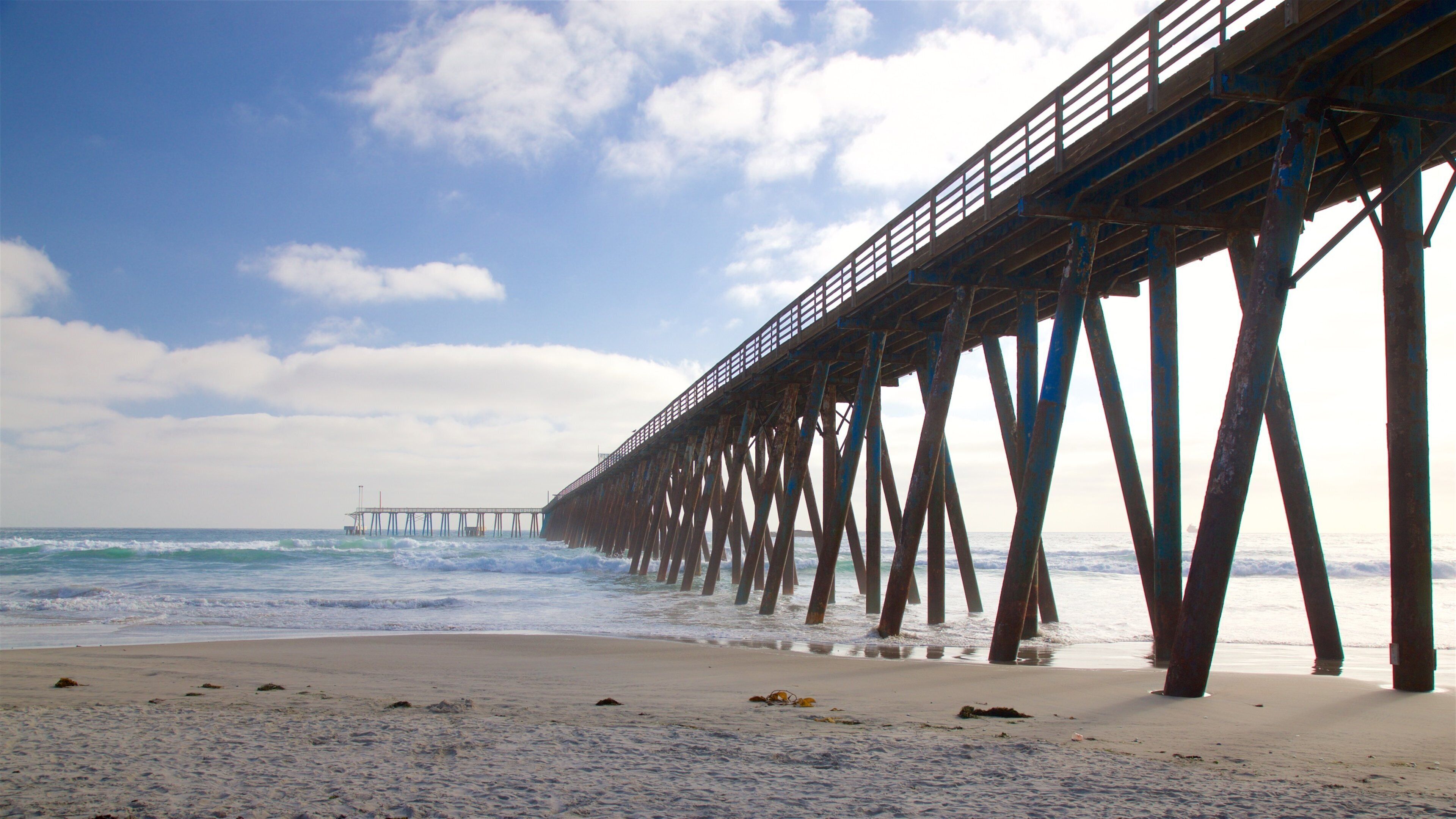 Rosarito featuring general coastal views and a beach