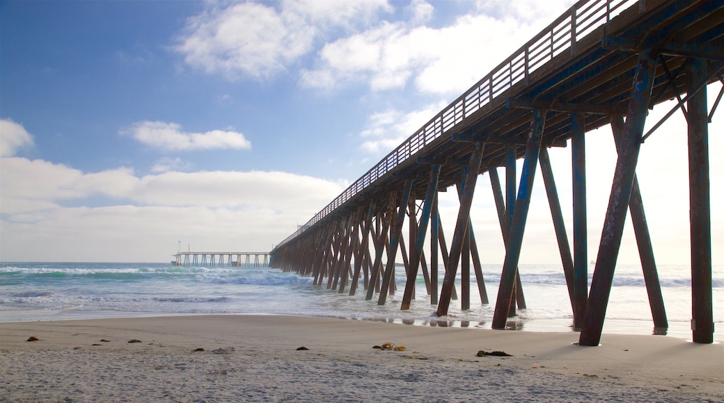 Rosarito featuring general coastal views and a beach