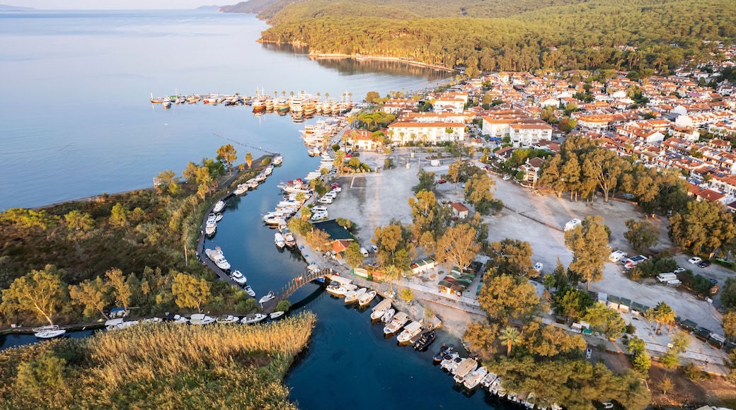 Aerial view of Akyaka - Muğla Turkey