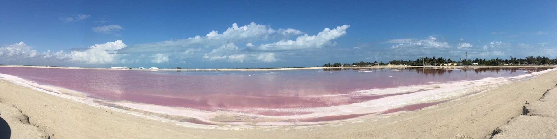 Pink water!