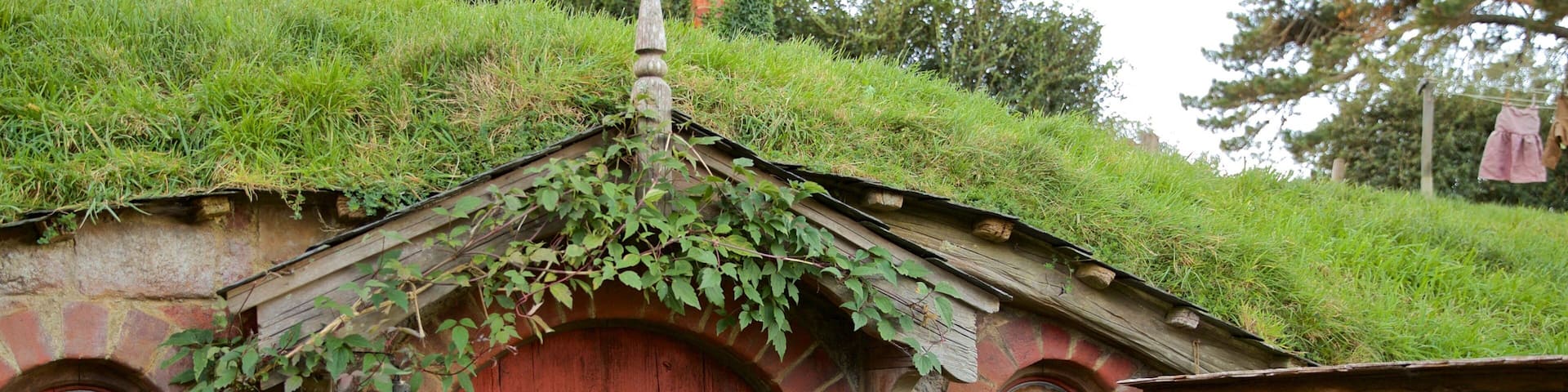 Hobbiton Movie Set showing a house