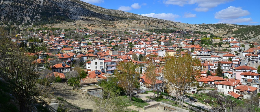 A view from Elmali district in Antalya, Turkey