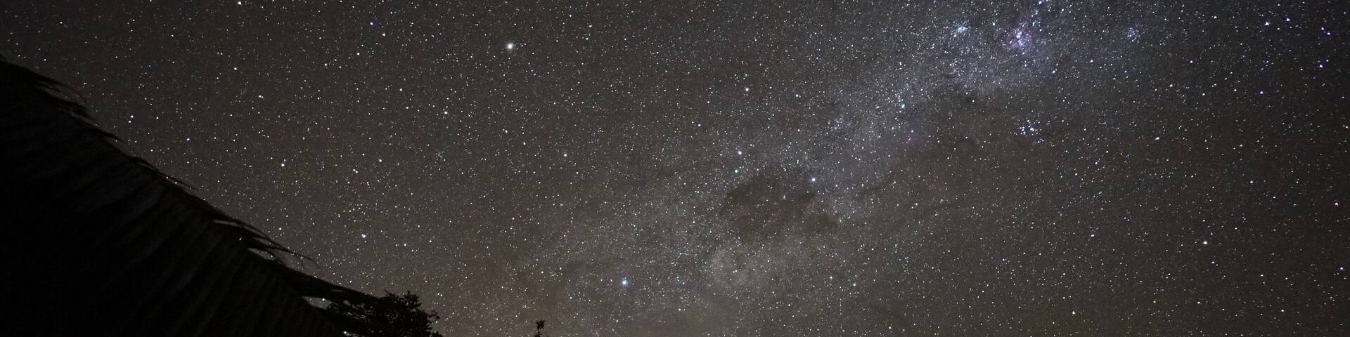 Night sky in the countryside of Tahiti