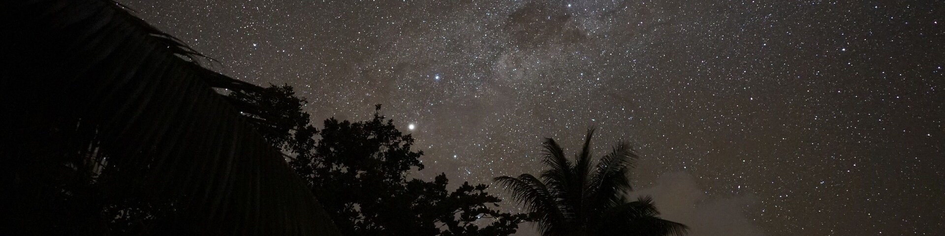 Night sky in the countryside of Tahiti