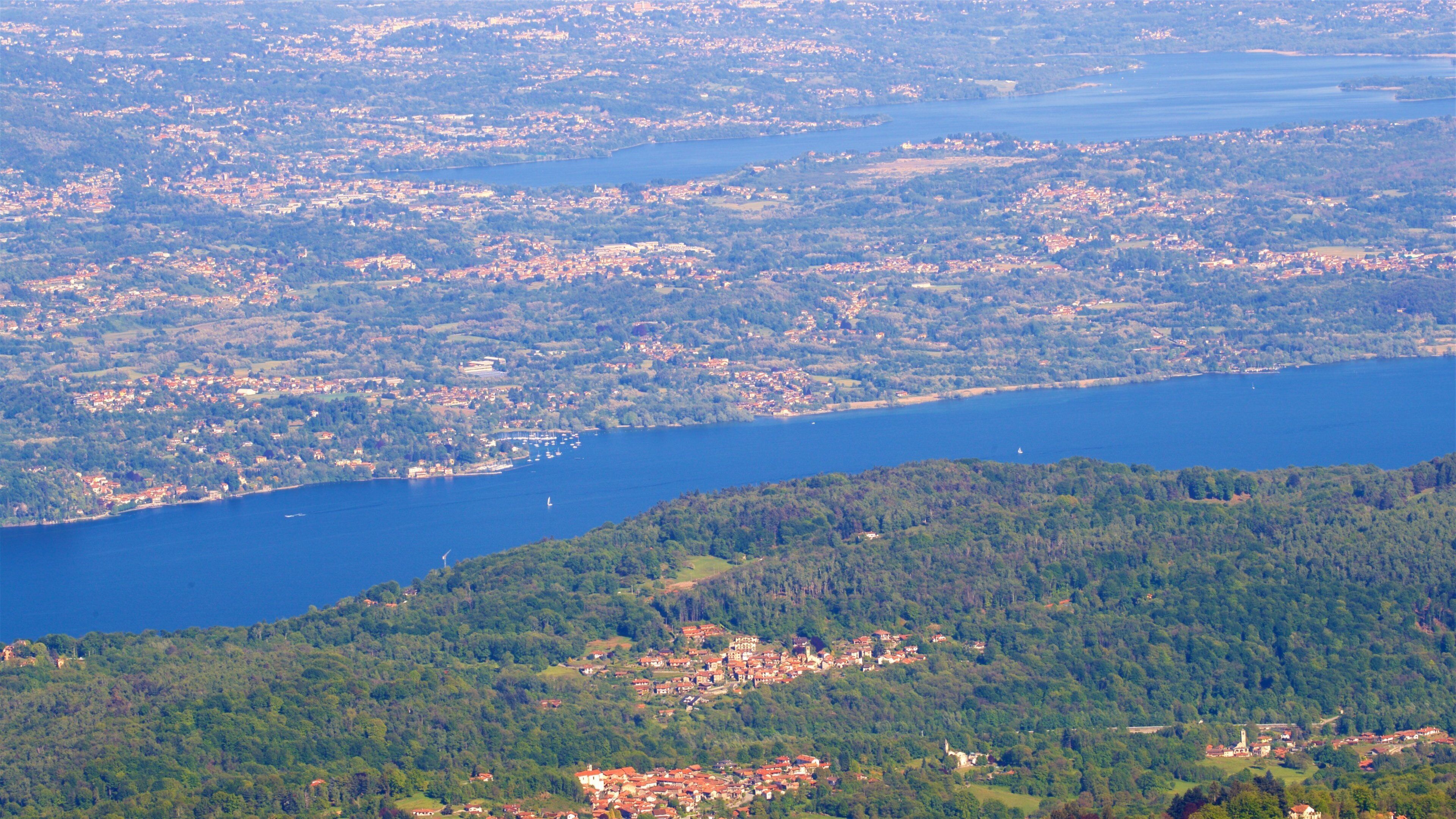 Mottarone showing a river or creek, landscape views and a small town or village