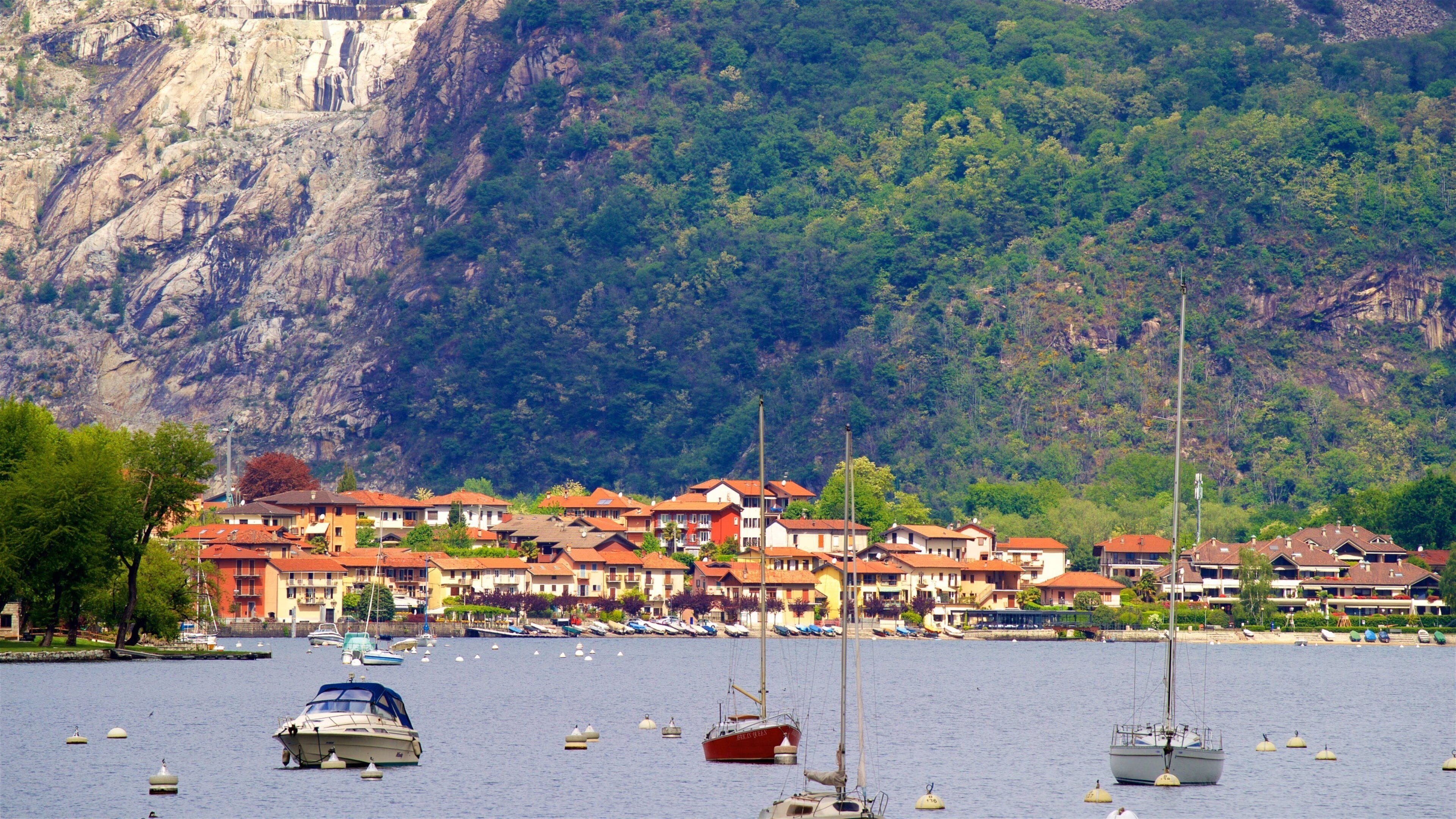 Villa Fedora featuring a small town or village and a bay or harbor