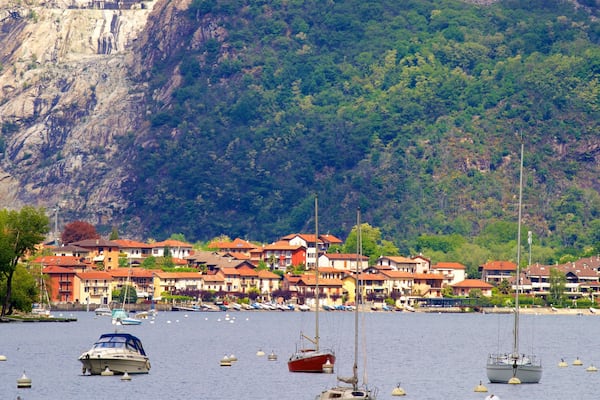 Villa Fedora featuring a small town or village and a bay or harbor