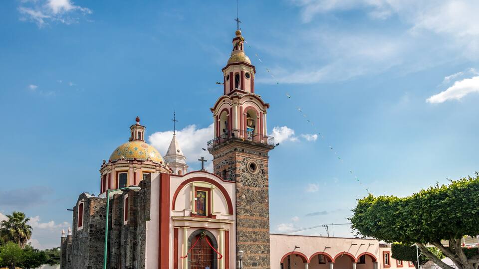 San Pablo Tecamac Church - Cholula, Puebla, Mexico